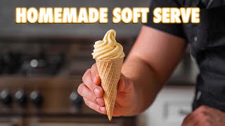 Homemade Soft Serve Frozen Custard [upl. by Eltsirc]