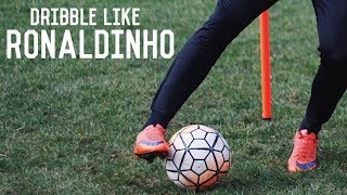 How To Dribble Like Ronaldinho  Five Easy Ronaldinho Skill Moves [upl. by Zarah]