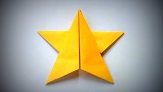 Origami  How to make a STAR [upl. by Eelrac]