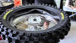 How To Change A Motorcycle Tire [upl. by Martineau188]