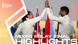 Highlights  UIPM 2020 Pentathlon World Cup Cairo EGY – Mixed Relay Finals [upl. by Qooraf]