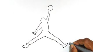 How to Draw the Jordan Logo [upl. by Omsare]