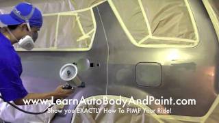 How To Spray Paint a Car at Home Yourself  Affordable DIY Methods [upl. by Aticnemrac20]