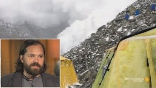 HeartStopping Video Shows Mount Everest Avalanche Which Killed Hundreds [upl. by Venable]