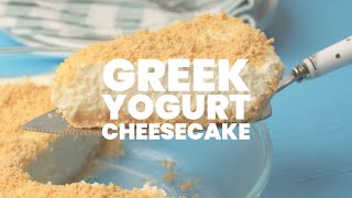 Greek Yogurt Cheesecake  Gimme That Flavor [upl. by Arv825]