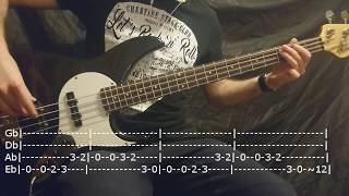 Gorillaz  Feel Good Inc Bass Cover Tabs [upl. by Sukhum693]