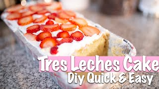 DIY QUICK AND EASY TRES LECHES CAKE RECIPE 2020 [upl. by Halueb]