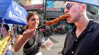 ULTIMATE MANILA STREET FOOD TOUR 10 DISHES [upl. by Signe18]