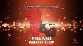 Karaoke Shqip  MORA FJALË [upl. by Lirbij]