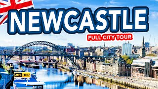 NEWCASTLE UPON TYNE  Tour of Newcastle Quayside from Tyne Bridge to Castle  4K Walk [upl. by Inahteb532]