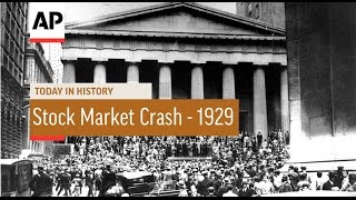 US Stock Market Crash  1929  Today in History  29 Oct 16 [upl. by Harac]