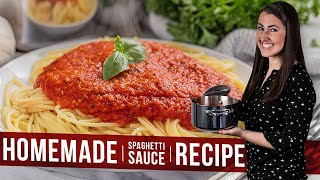 Homemade Spaghetti Sauce Recipe [upl. by Suiluj110]