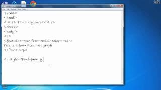 How to Change Color Font and Size of a Text in HTML [upl. by Deerdre]