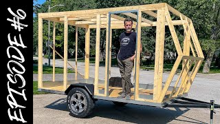 How to Build a Travel Trailer  DIY Guide to Installing the Floor and Framing [upl. by Boorman615]