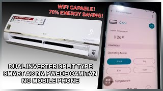 LG Premium Dual Inverter WiFi Split Type Smart Aircon Review  Part 1 [upl. by Dyche]