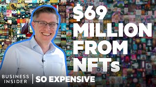 Beeple Explains The Absurdity Of NFTs  So Expensive [upl. by Thorner]