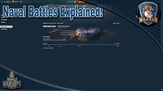 World of Warships Naval Battles explained [upl. by Einahpet317]