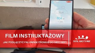 Jak podłączyć falownik fronius do sieci wifi Solartime [upl. by Oznecniv]