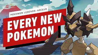 Pokemon Legends Arceus  All New Pokemon [upl. by Nnaharas589]