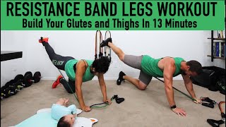 Resistance Band Leg Workout  Home Workout with Bands [upl. by Etty]