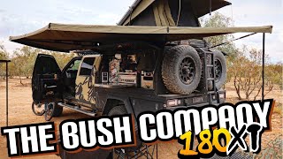 THE BUSH COMPANY 180 XT MAX AWNING Best awning for rear ladder canopy set up [upl. by Faustina521]