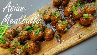 Asian Meatballs  Asian Meatballs Appetizer [upl. by Ahsinrad992]