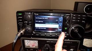 Icom 7300 FT8 Settings WSJTX and Radio [upl. by Mccall894]