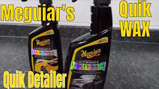 Meguiars NEW FORMULA Ultimate Quik Wax And Detailer [upl. by Rosenkranz]