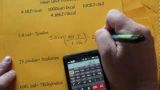 Heat amp Energy Unit Conversions [upl. by Schaeffer]