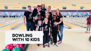 BOWLING WITH 10 KIDS [upl. by Iraam]