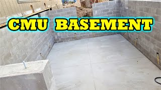 How to build a Concrete Block Basement for Beginners Part 1 DIY [upl. by Olia878]