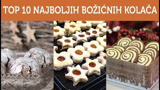 Top 10 najboljih božićnih kolača  Recepttura [upl. by Friend]