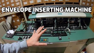 How to Operate an Amazing Envelope Inserting Machine Fun to Watch [upl. by Akehsar]