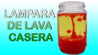 Como Hacer Una Lámpara De Lava Casera Fácil  FunKeep [upl. by Ecarg]