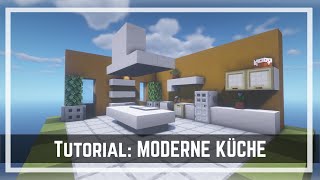 Minecraft Moderne KücheModern Kitchen  Einrichtungs Tutorial [upl. by Etnuad]