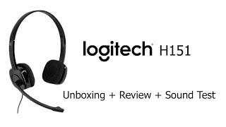 Logitech H151  Unboxing Full Review amp Sound Test [upl. by Erehc840]