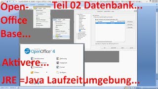 X0080 Open Office JRE Java Laufzeitumgebung in Einstellungen aktivieren [upl. by Laerdna]