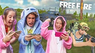 JUGAMOS AL FREE FIRE DISFRAZADOS CON MIS HERMANAS ÉPICO [upl. by Ydaf]