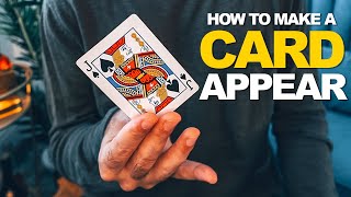 How To Make A Card Appear Instantly Card Magic Tutorial [upl. by Almira773]