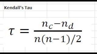 Kendalls Tau Explained [upl. by Halsted]