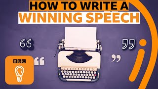 How to write a perfect speech  BBC Ideas [upl. by Duwalt]