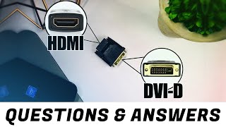 DVID to HDMI Adapter TESTING  Questions and Answers 2020 [upl. by Agace]