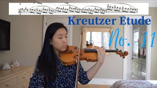 Kreutzer Etude no 11 with score [upl. by Melesa130]