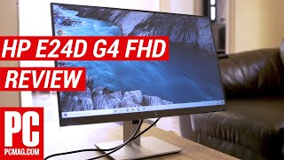 HP E24d G4 FHD Advanced Docking Monitor Review [upl. by Assille]