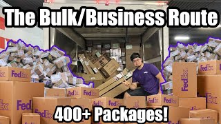 The Most Packages I Delivered In A Day FedEx Bulk Route [upl. by Petta41]