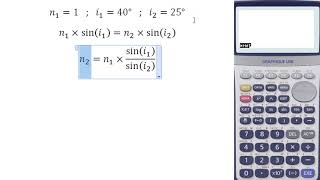 Calcul de lindice de réfraction [upl. by Sackville377]