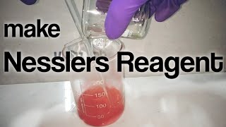 Nesslers Reagent  Preparation and Testing [upl. by Avrenim]