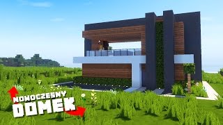 JAK ZBUDOWAĆ ŁADNY NOWOCZESNY DOMEK  MINECRAFT [upl. by Phila]