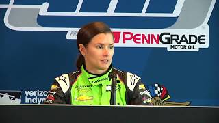 Danica Patrick Indy 500 PostPractice Press Conference [upl. by Loring]