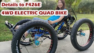 All Details on TrikExplor 4×4 Fat Tire Quad Bike [upl. by Swagerty]